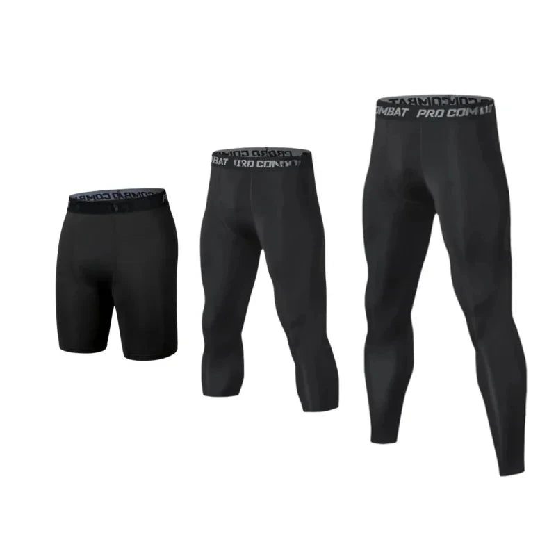 Fujian Mens Compression Pants Tights Baselayer For Running