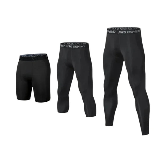 Fujian Mens Compression Pants Tights Baselayer For Running