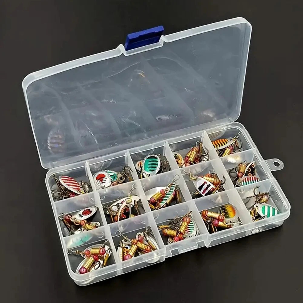 JOCESTYLE Metal Spoon Spinner Fishing Lure With Treble Hook