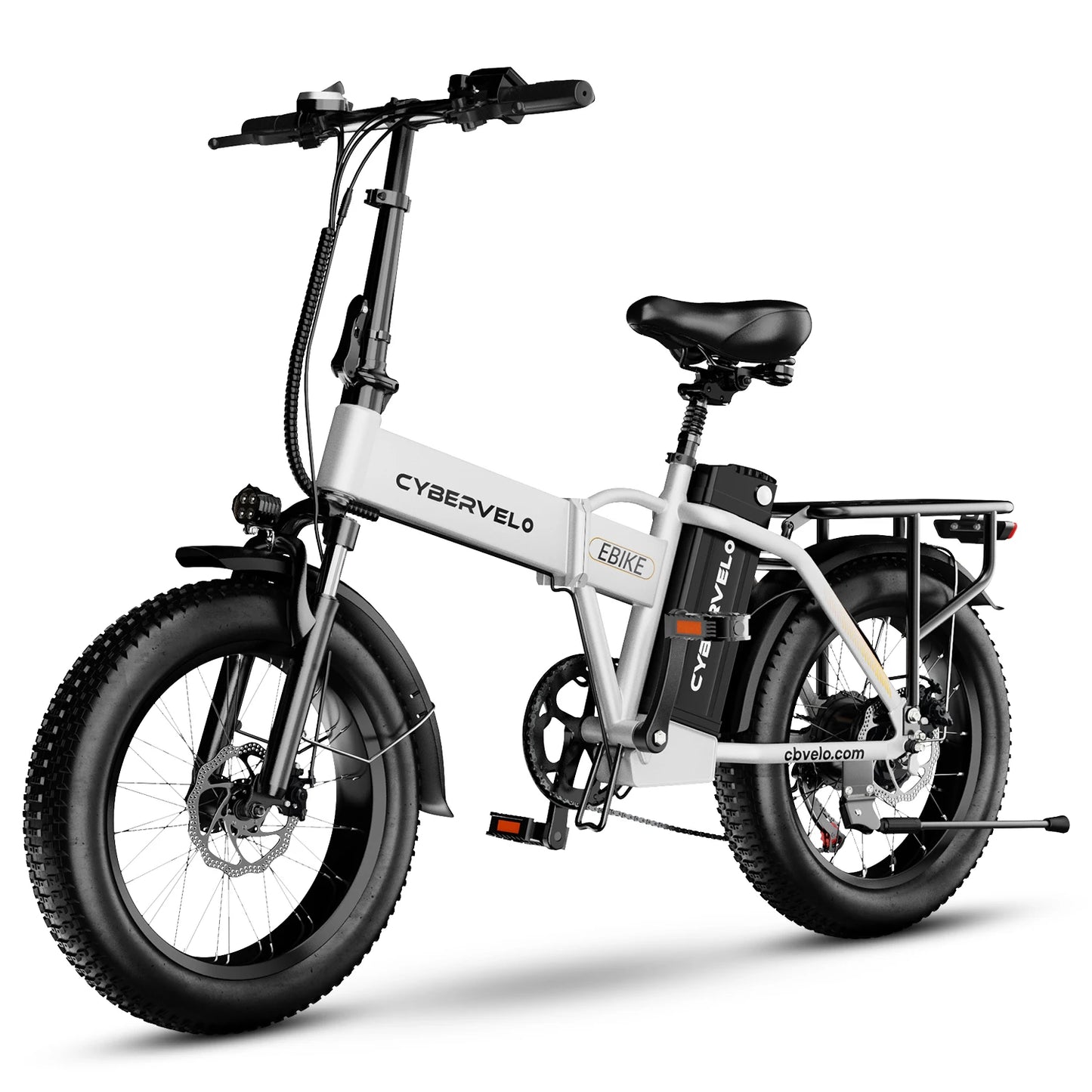 CYBERVELO 1000W Foldable Electric Fat Tire Ebike For Adults