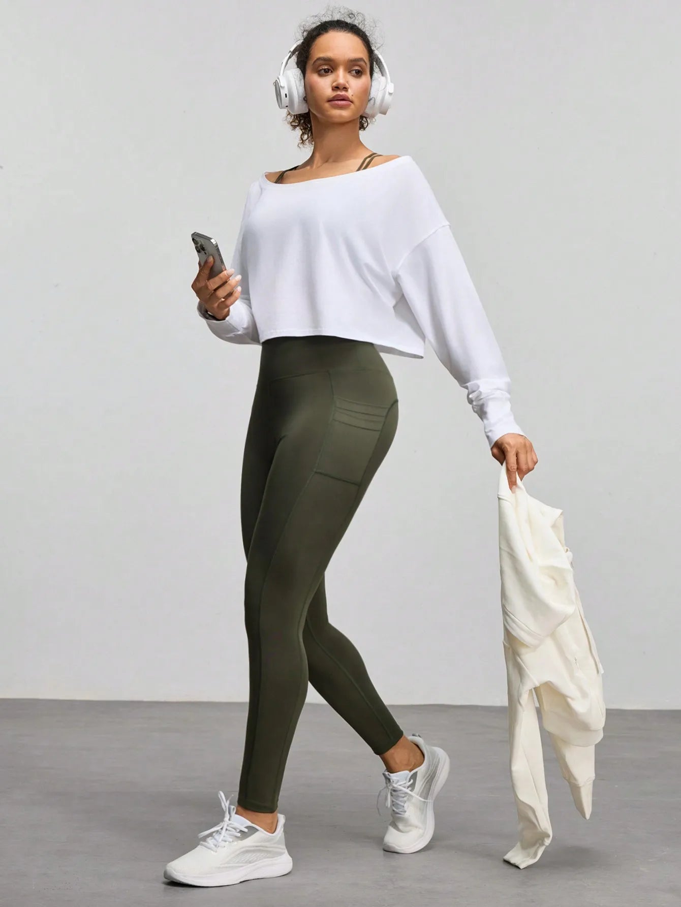 Women High Waist Fitness Leggings With Pockets Yoga Pants