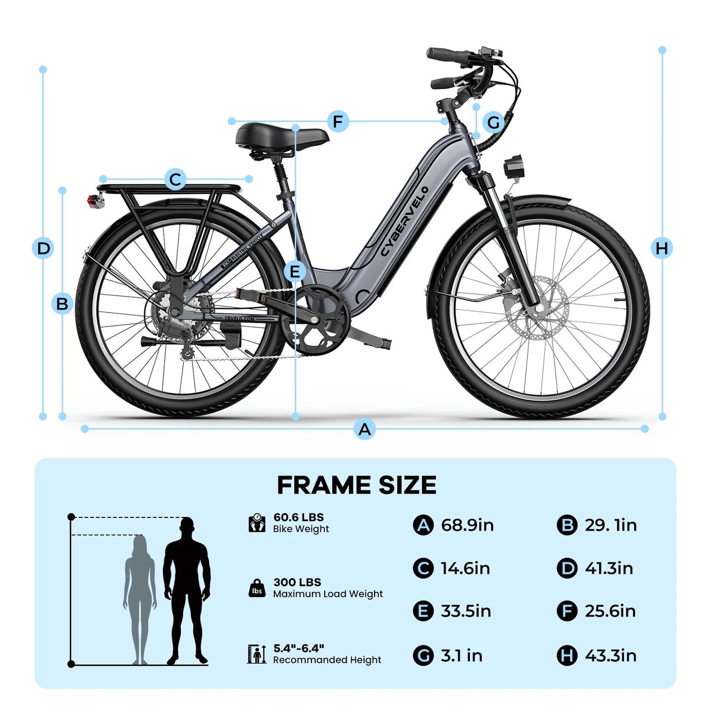 TALUSCONDOR EK7 Electric Bike City Commuter Long Range 1000W