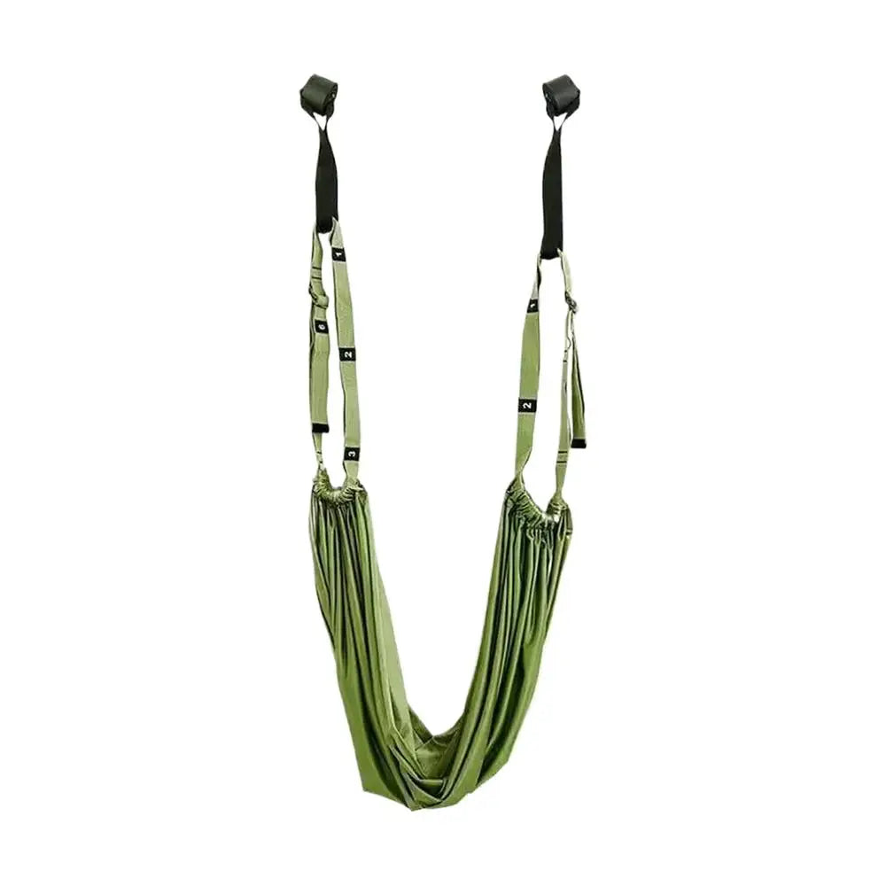Adjustable Aerial Yoga Strap Hammock Swing for Stretching and Inversion