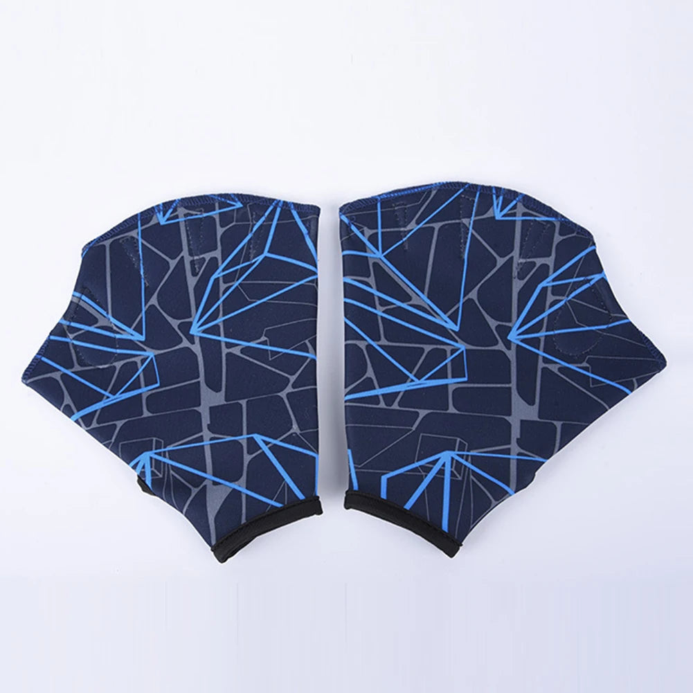 Alloet Unisex Swimming Hand Fins Flippers Webbed Gloves Paddle