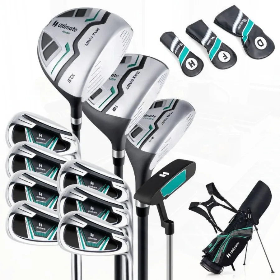 Complete 11 Pieces Golf Club Set for Beginners and Enthusiasts