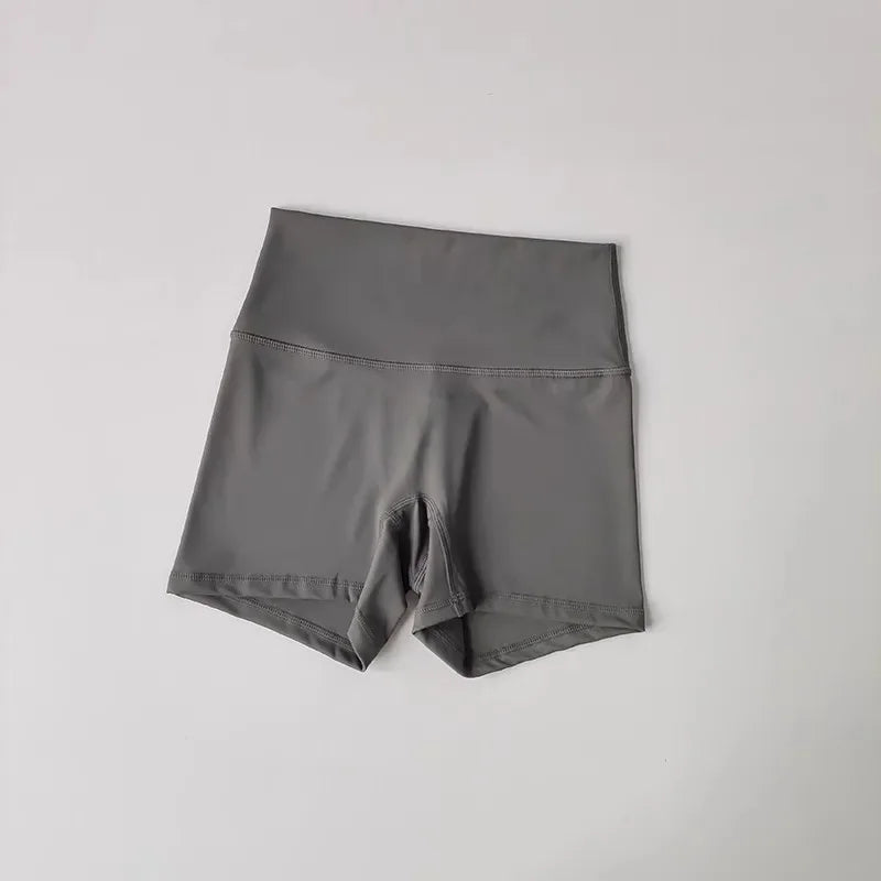 Women Yoga Shorts Breathable High Waist Fitness Running Cycling Gym