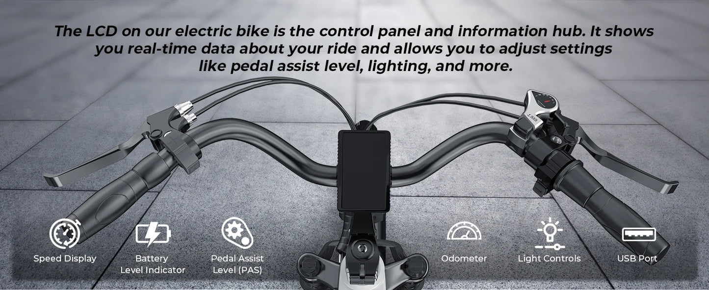 TALUSCONDOR EK7 Electric Bike City Commuter Long Range 1000W