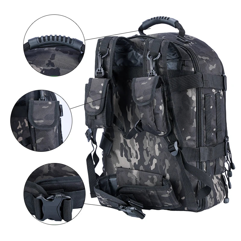 Tactical Backpack Military Molle Assault Pack for Hiking