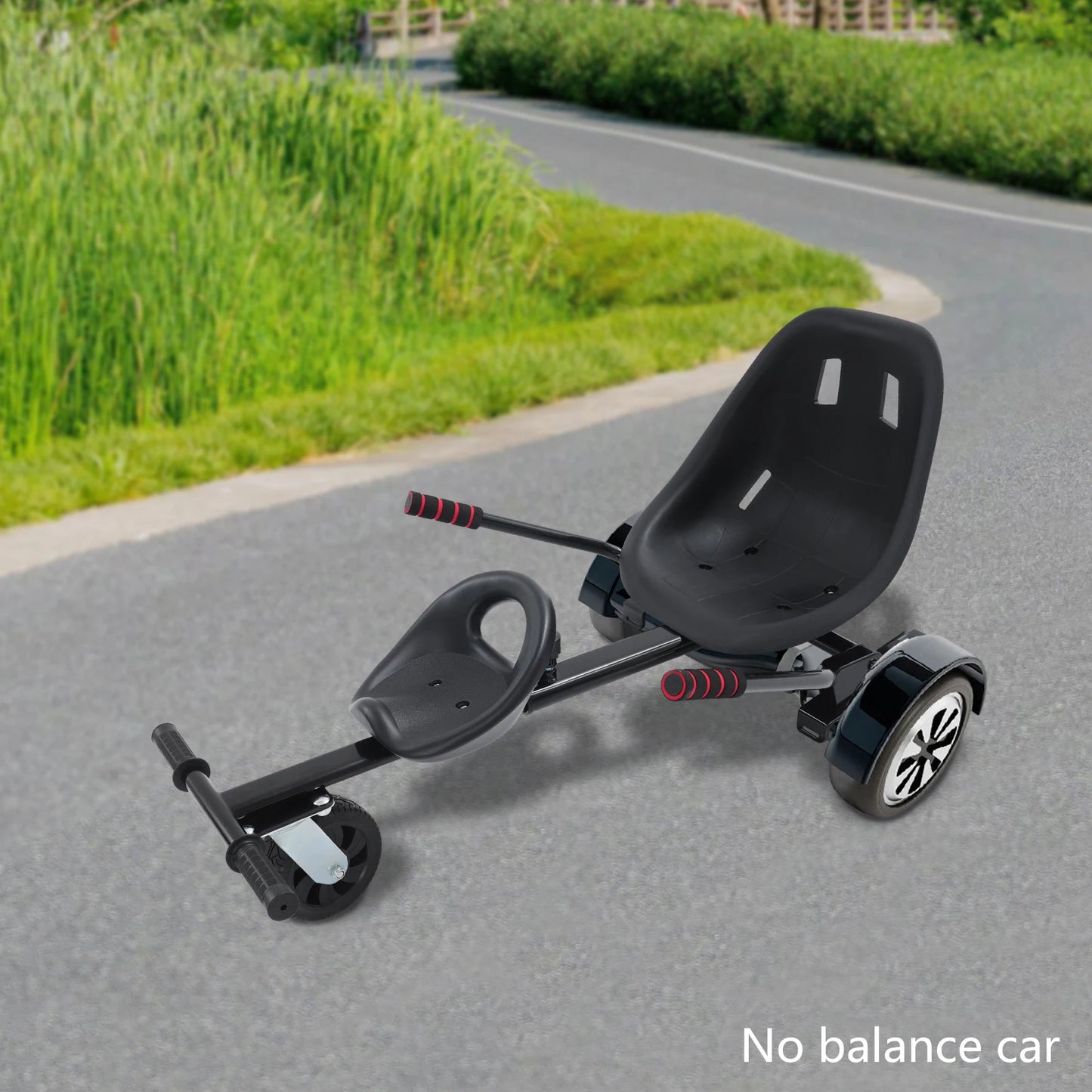 Adjustable Hoverboard Double Seat Attachment For Two Riders Outdoor Use