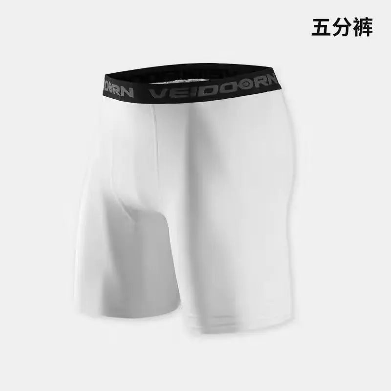 Fujian Mens Compression Pants Tights Baselayer For Running