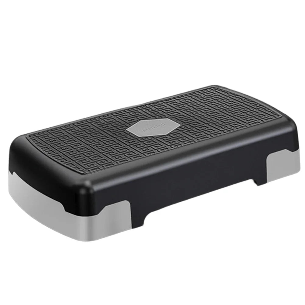 Adjustable Home Fitness Stepper - Non-slip Mini Cardio Exercise Equipment, 200KG Load-bearing Cap. Exercise mat holder Yoga