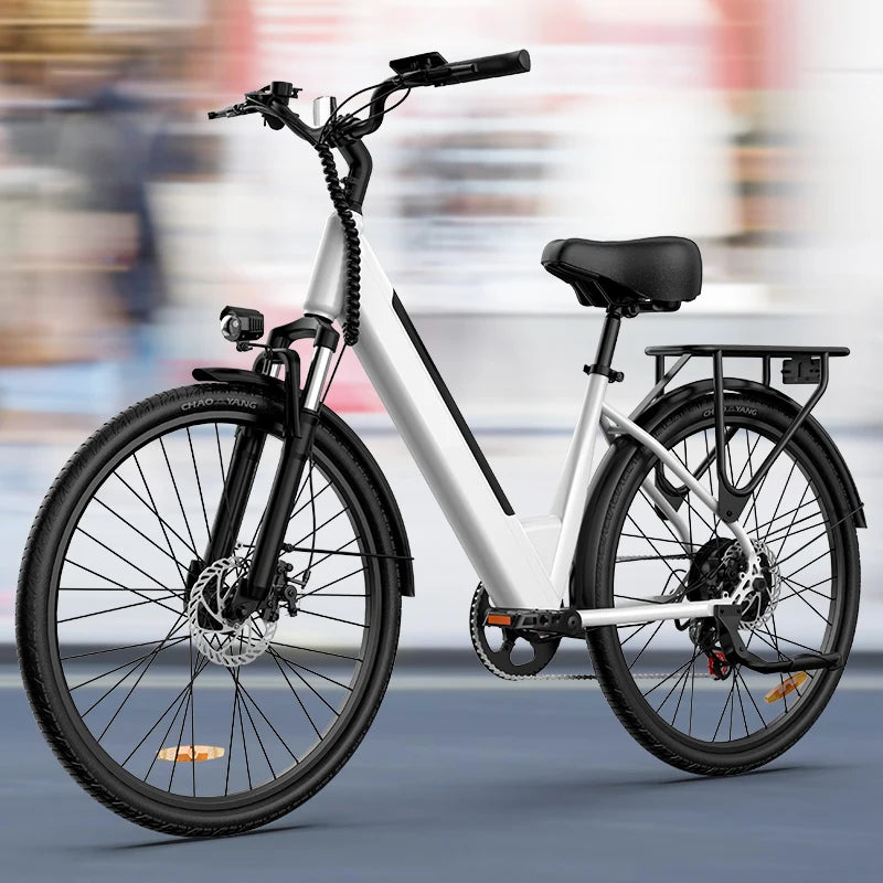 URLIFE 750W E-Bike Commuter 48V 10.4Ah Battery LCD Display