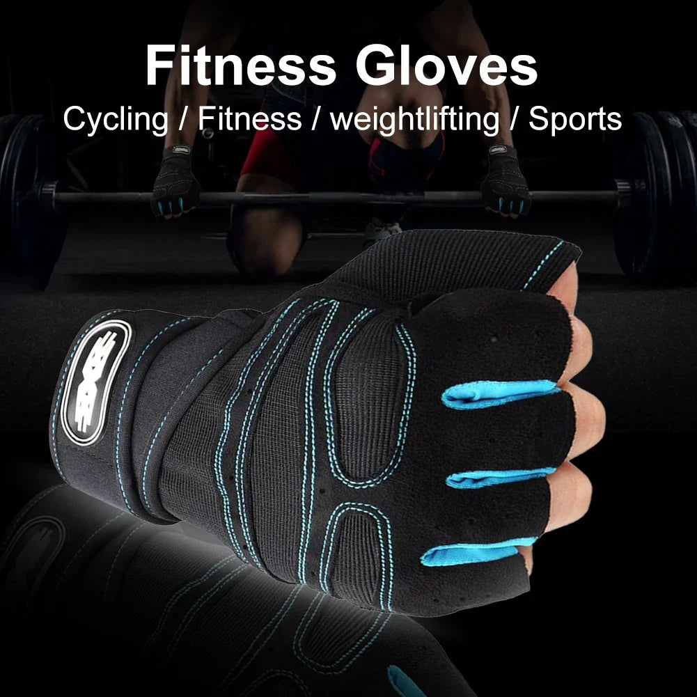 Hign-concerned Heavyweight Gym Training Gloves Finger Non Slip Wrist Support