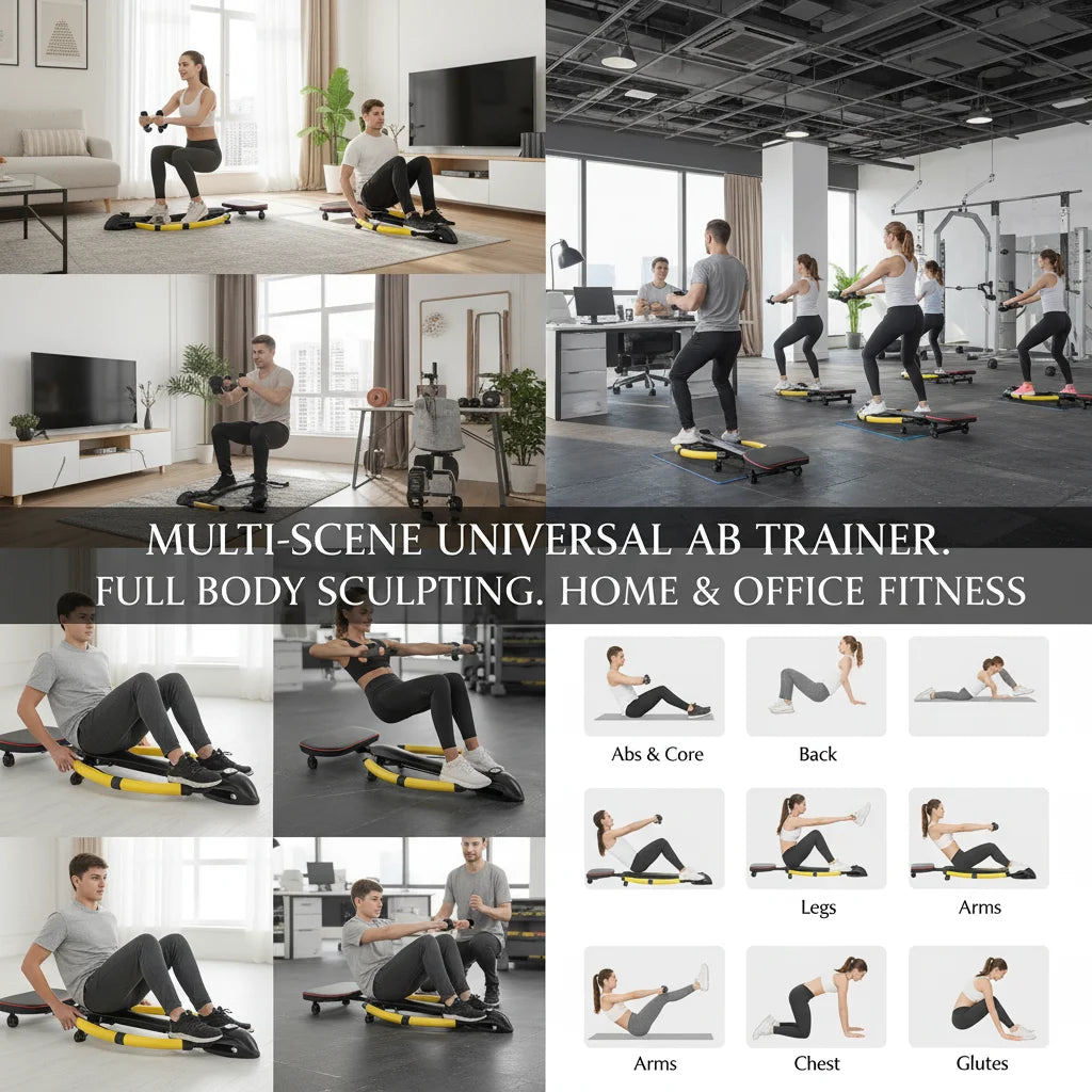 Dragonfly Ab Machine Home Gym With LCD Display And 3 Resistance Levels