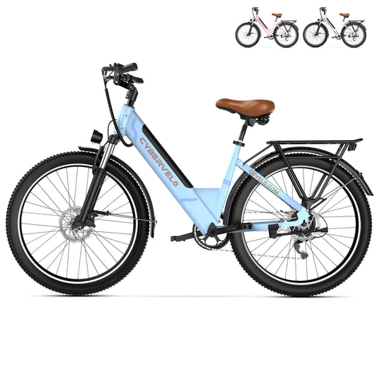 CYBERVELO EK2 Electric City Bike 1000W 80 Mile Range