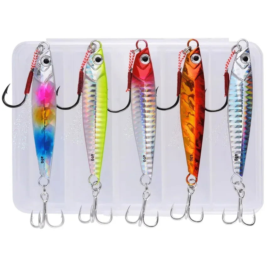 Super Quatity Metal Jig Fishing Lure Set