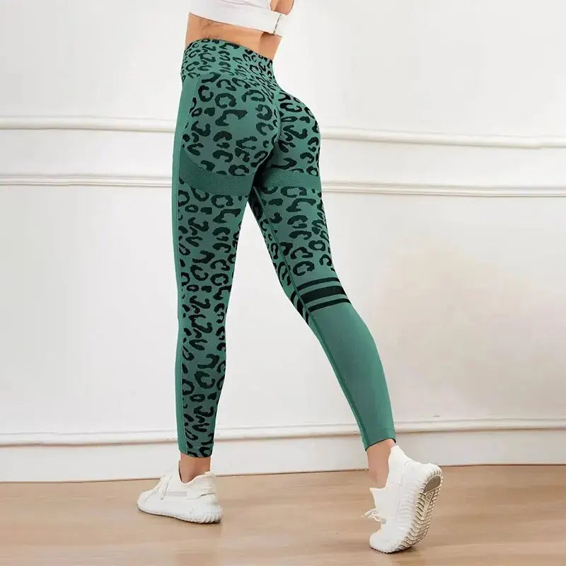 Yoga 9 Minute High Waist Seamless Nylon Fitness Pants