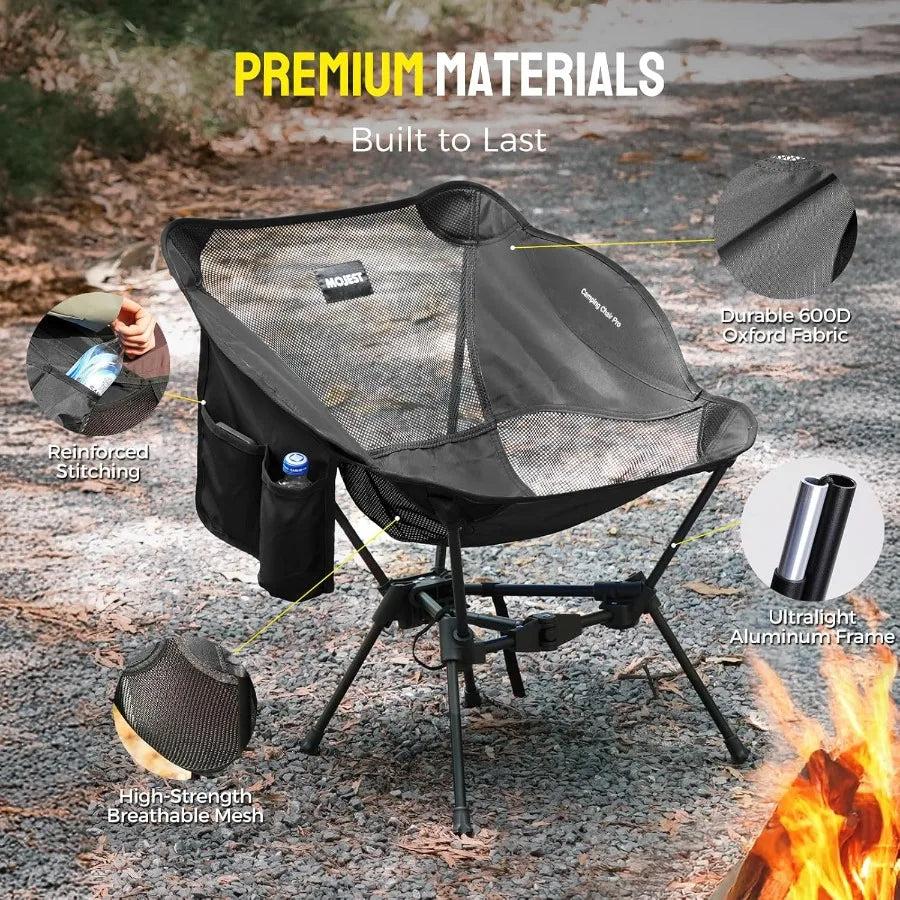 Fold Portable Camping Folding Chair For Adults 330 Lbs