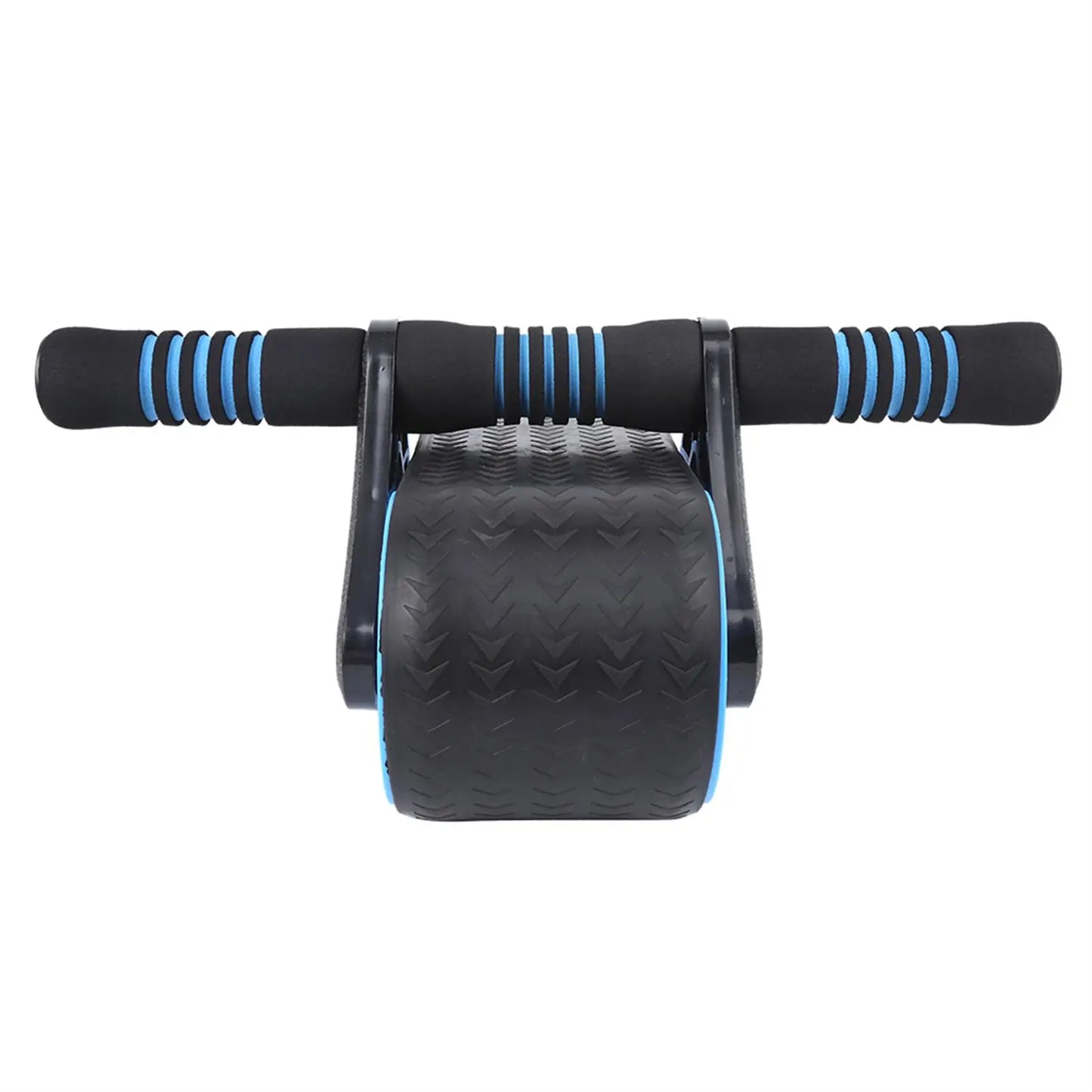 Springback Wheels Roller Domestic Abdominal Exerciser Push‑up Training Mute Fitness Equipment Blue