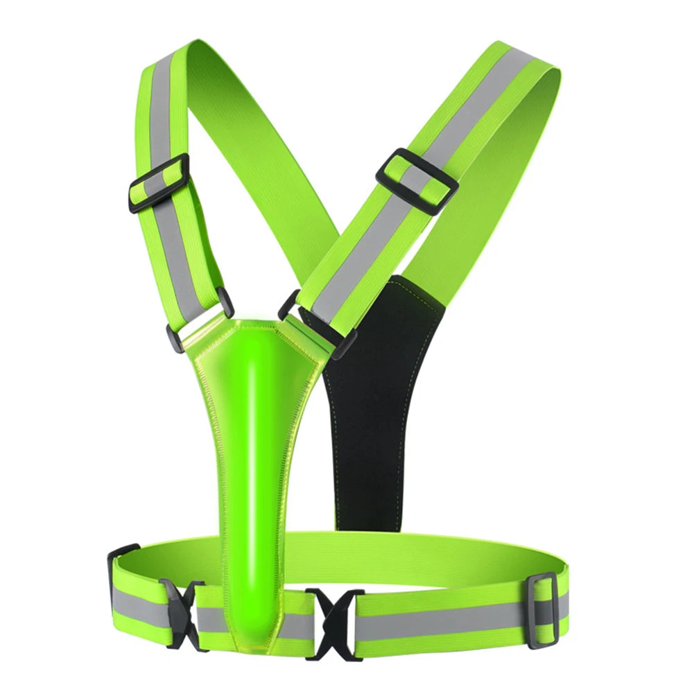 LED Running Vest Reflective Safety Gear for Night Running