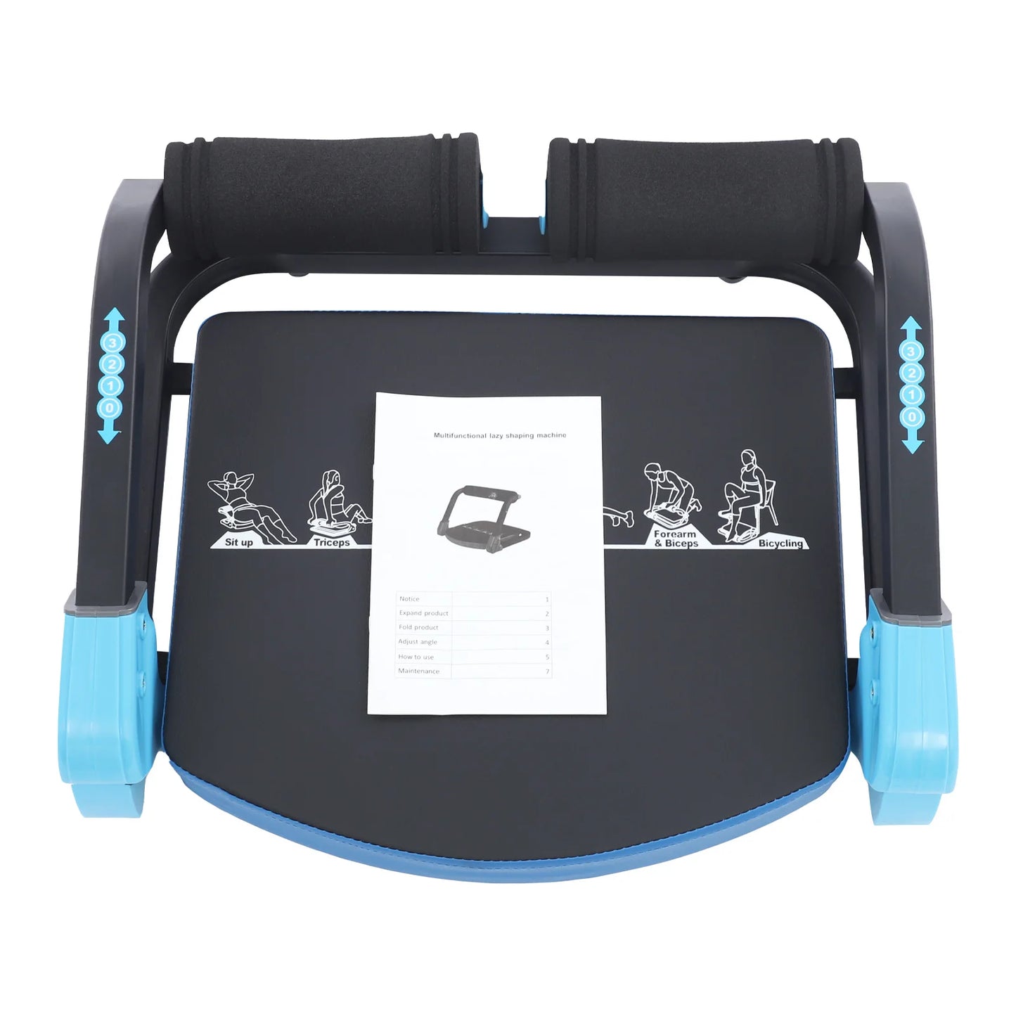 Sit Up Ab Trainer Multifunctional Abdominal Workout Equipment 265 Lbs