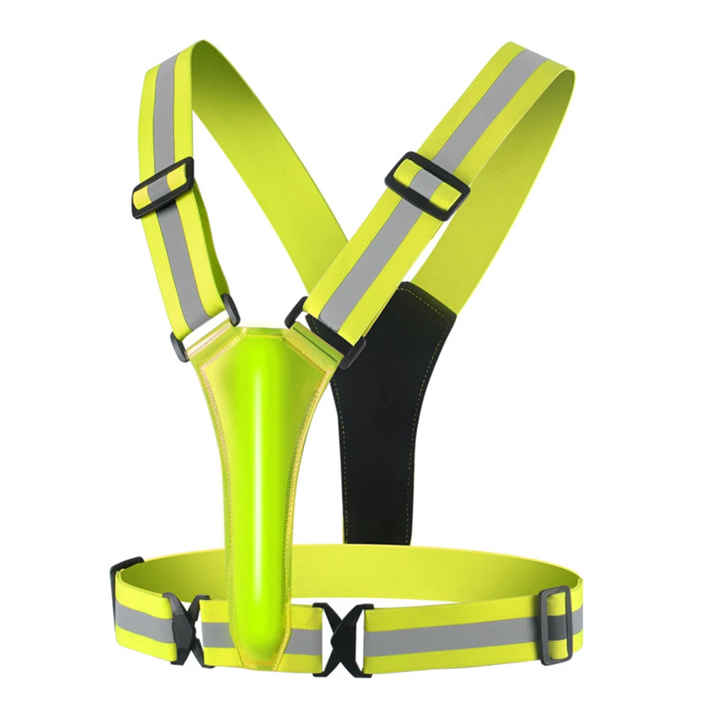 LED Running Vest Reflective Safety Gear for Night Running
