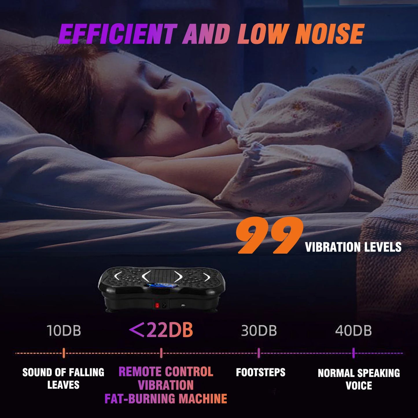 Vibration Plate Exercise Machine Full Body Workout Bands