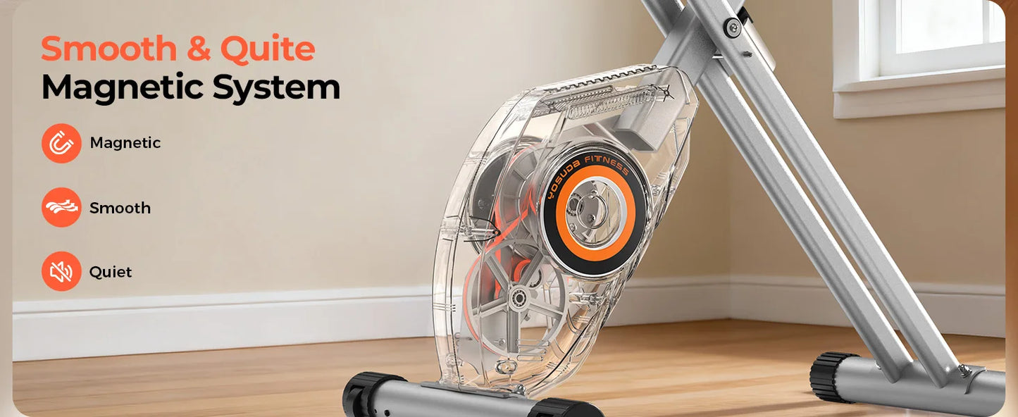 YOSUDA Foldable Exercise Bike For Home Gym Cardio Training