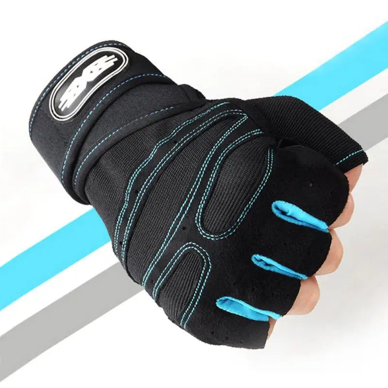 Hign-concerned Heavyweight Gym Training Gloves Finger Non Slip Wrist Support