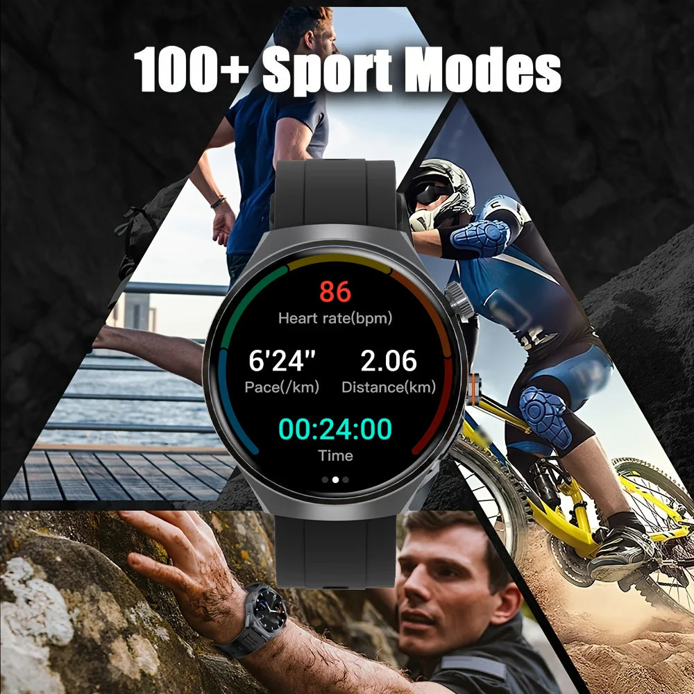 SENBONO Mens Smartwatch Heart Rate SpO2 Bluetooth Multi Sport