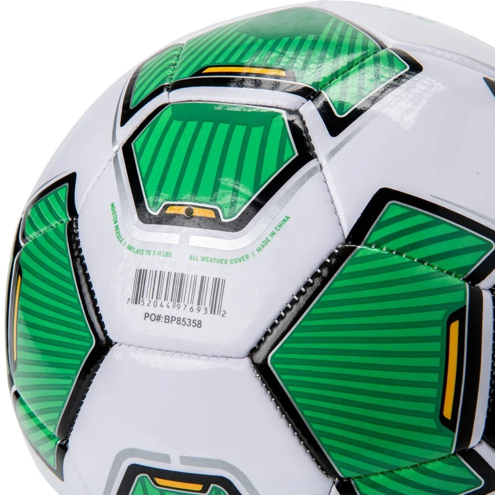 Durable Size 3 Youth Soccer Ball Shiny Synthetic Leather Machine Stitched