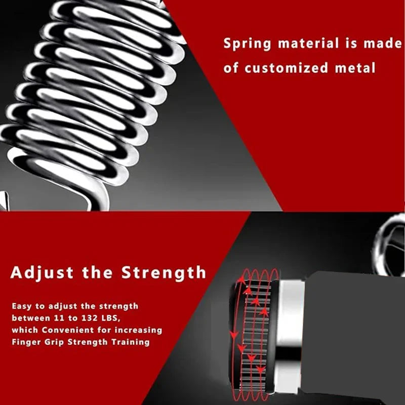 Adjustable Portable Electronic Counting Timing Grip 10-120KG Professional Hand Therapy Strength Muscle Training Wrists Boxing