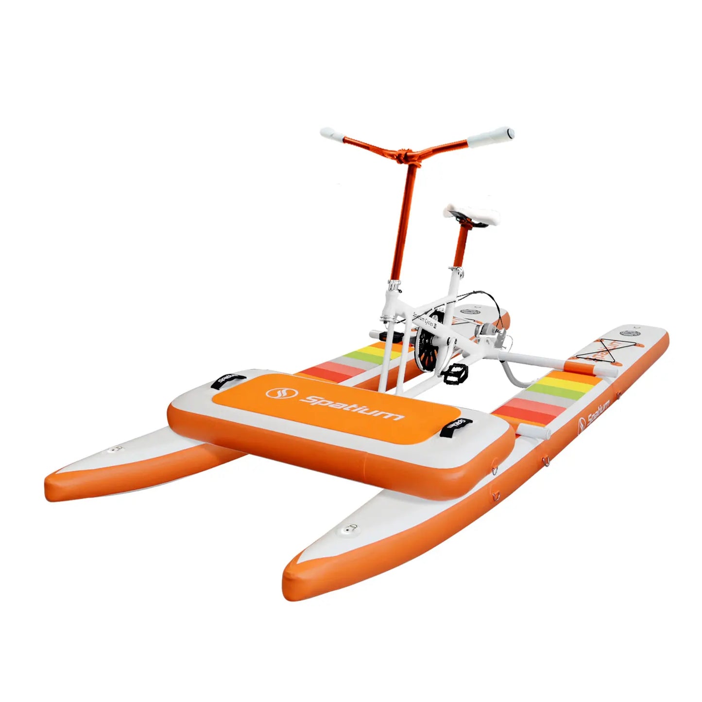 Spatium Water Bike 2.0 Inflatable Pedal Boat Stable