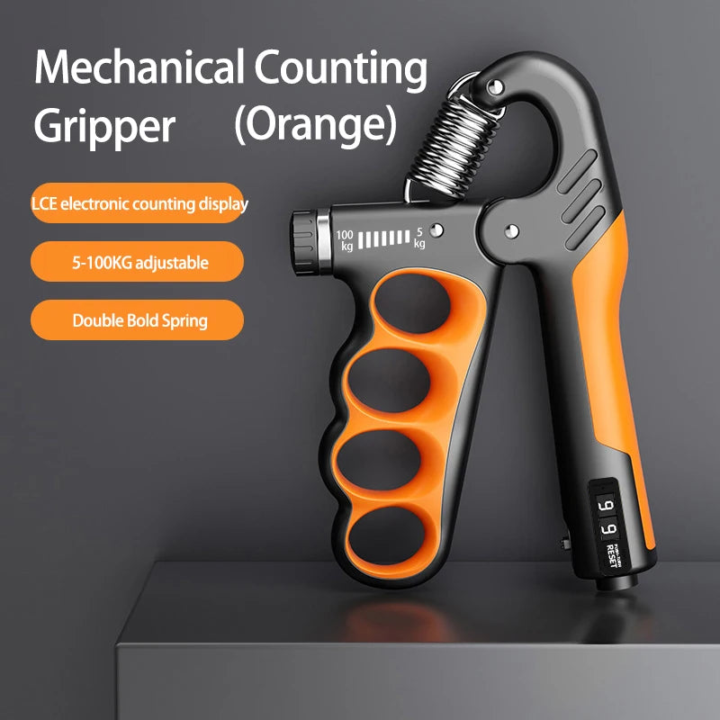Adjustable 5-100kg Hand Grip Strength Device For Rehabilitation