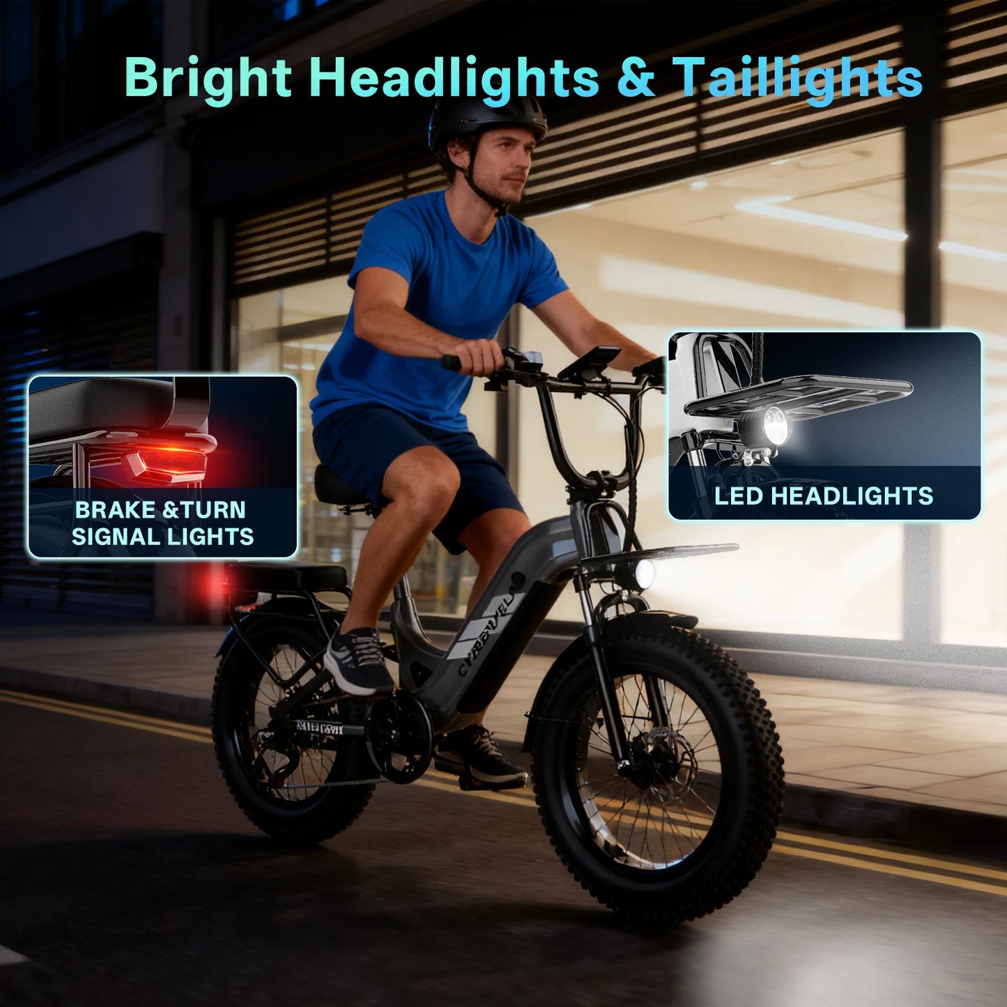 CYBERVELO EK12 Step Thru Electric Bike With 48V 20Ah Battery