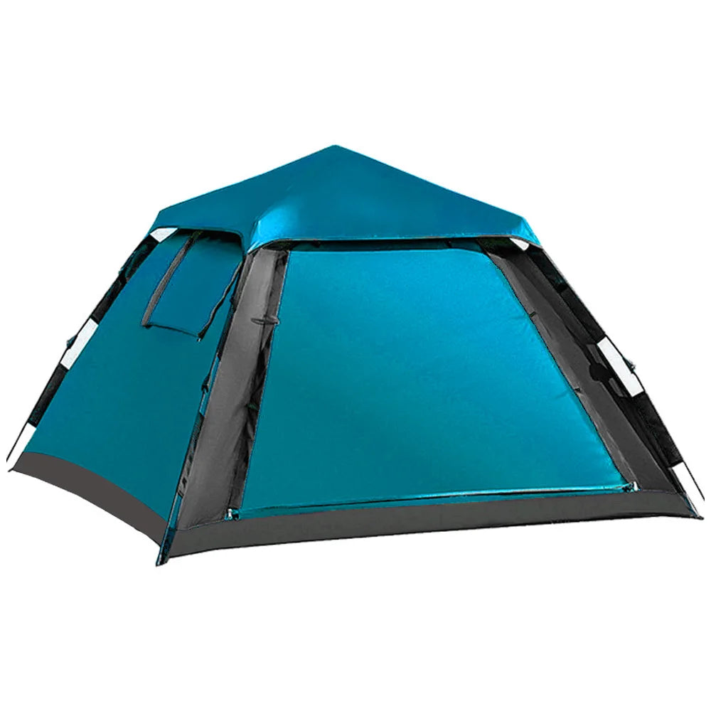 Portable Outdoor Folding Tent for 3-4 Persons Quick Opening and Rain Proof