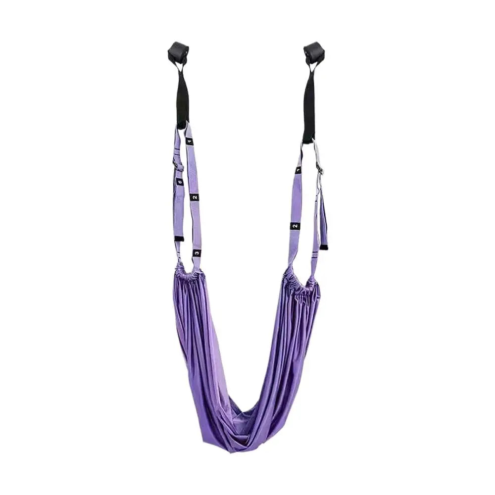 Adjustable Aerial Yoga Strap Hammock Swing for Stretching and Inversion Training