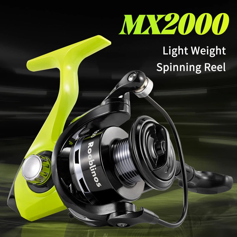 MX2000 Fishing Reel with 7 Plus 1 Bearings and Carbon Brake for All Waters
