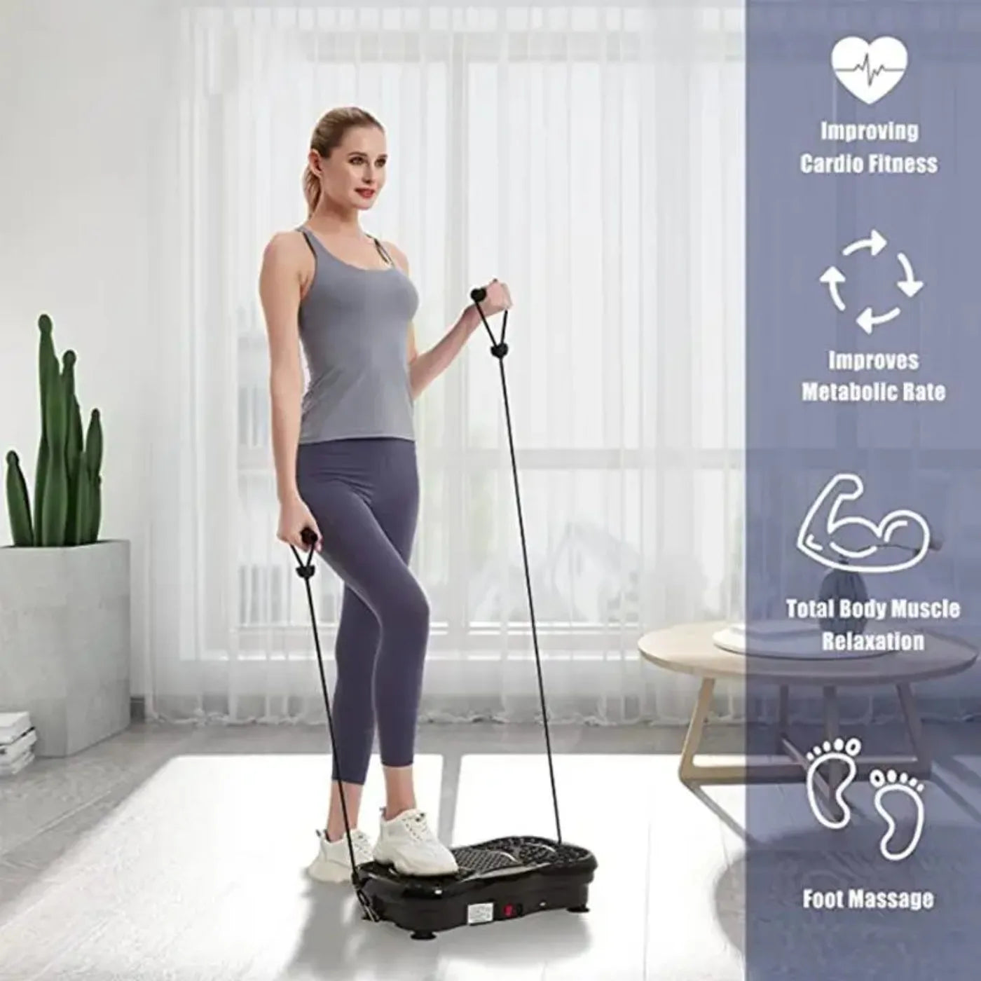 Upwork Vibration Plate Fitness Machine For Full Body Workout