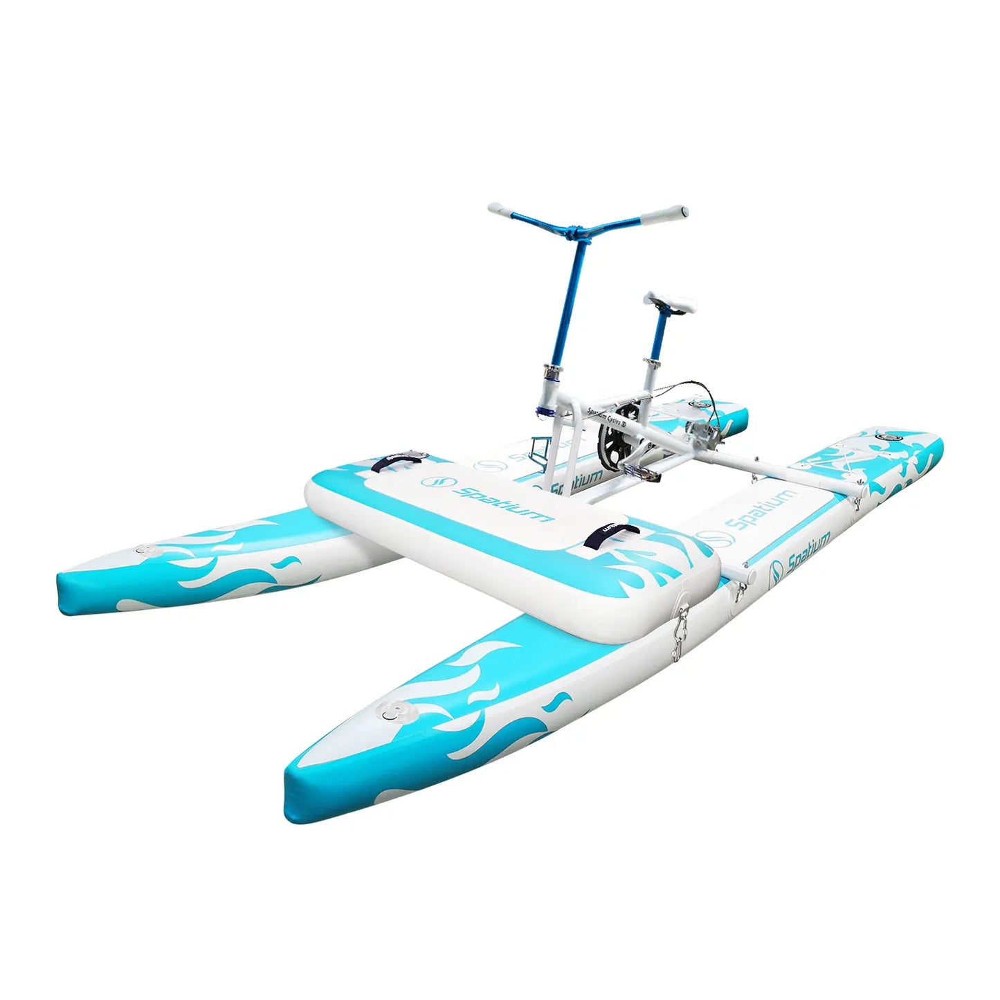Spatium Water Bike 2.0 Inflatable Pedal Boat Stable