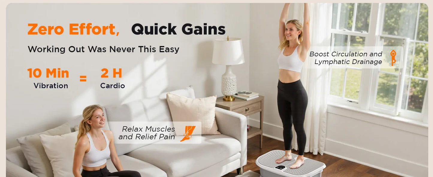 Vibration Plate Exercise Machine For Whole Body Workout
