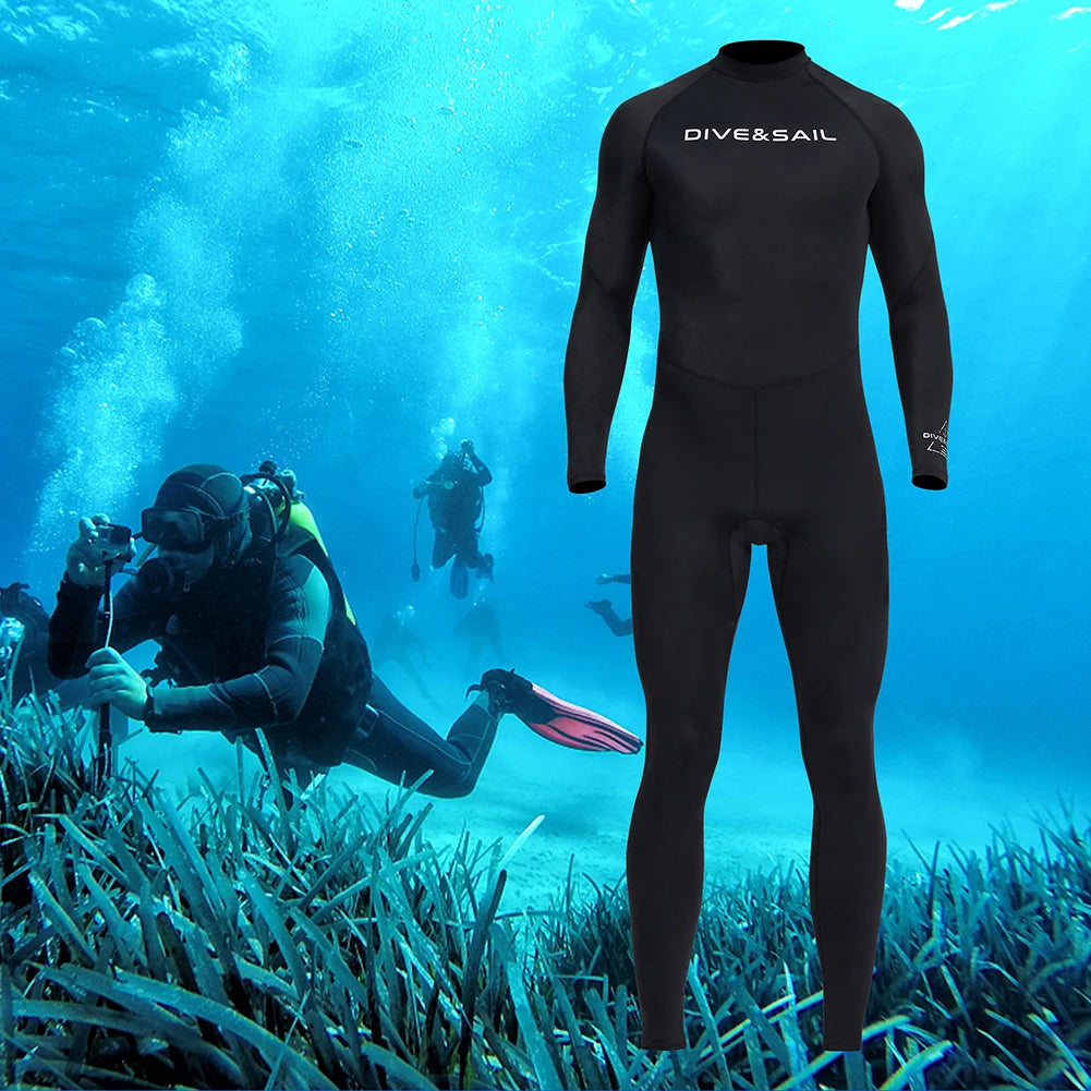 APWIKOGER Men Diving Skin Wetsuit For Snorkeling Surfing