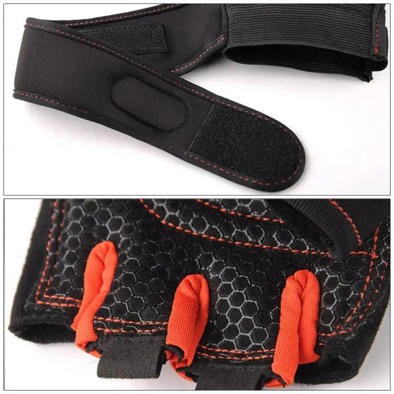 Hign-concerned Heavyweight Gym Training Gloves Finger Non Slip Wrist Support