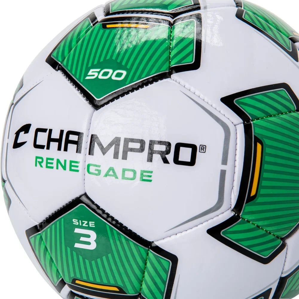 Durable Size 3 Youth Soccer Ball Shiny Synthetic Leather Machine Stitched