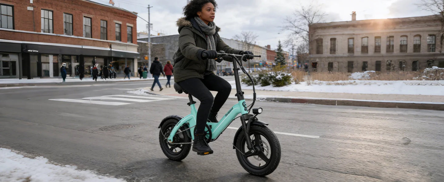 Bodywel T16Pro Folding Electric Bike 750W With Dual Disc Brakes