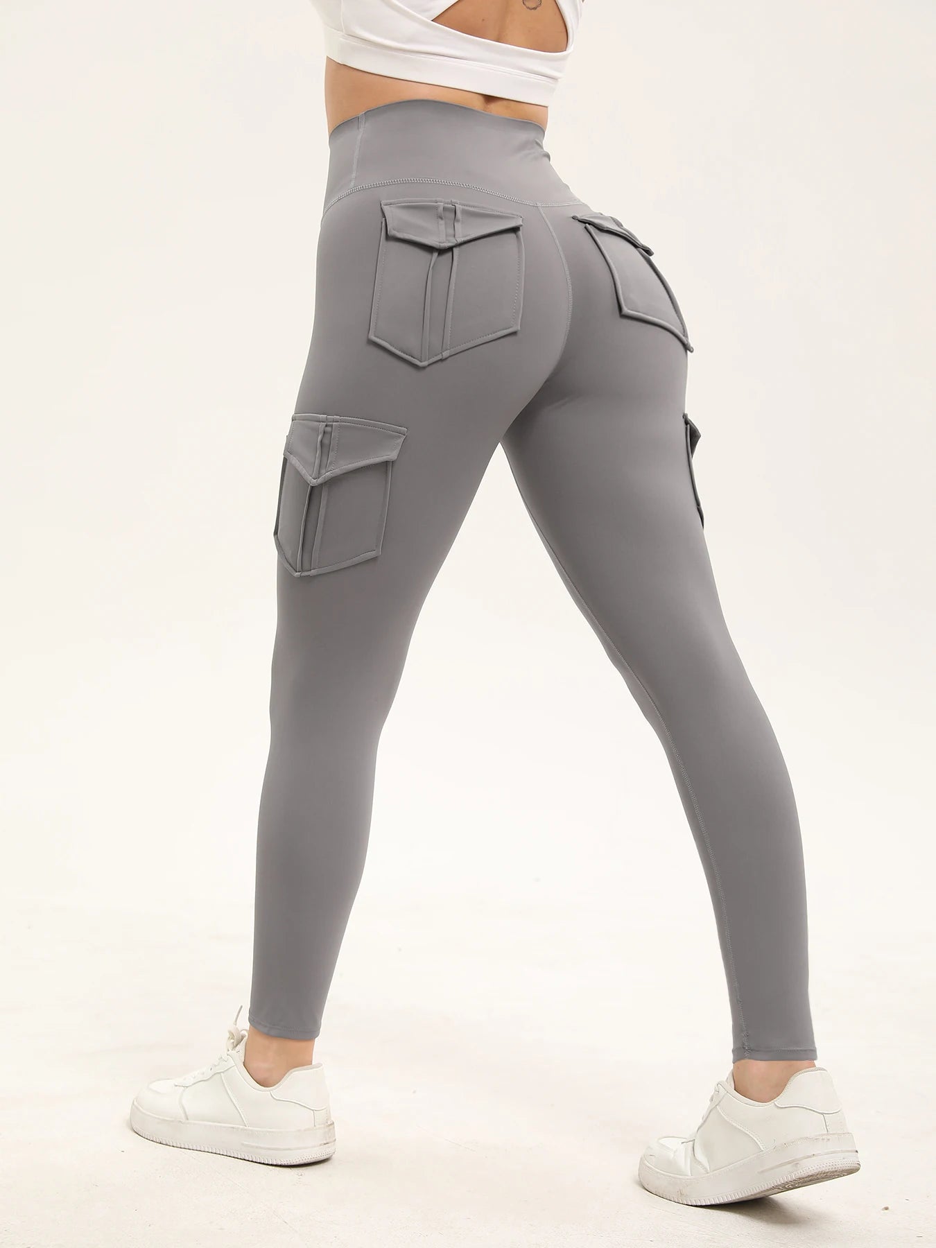 3 Pack Women's High Waisted Gym Leggings With Pockets