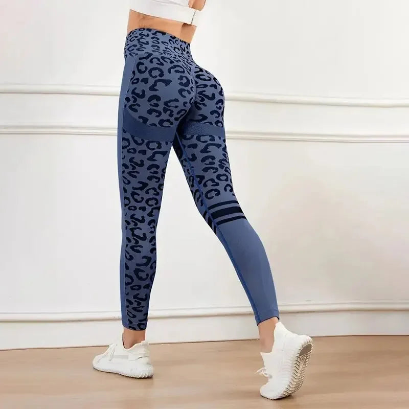 Yoga 9 Minute High Waist Seamless Nylon Fitness Pants