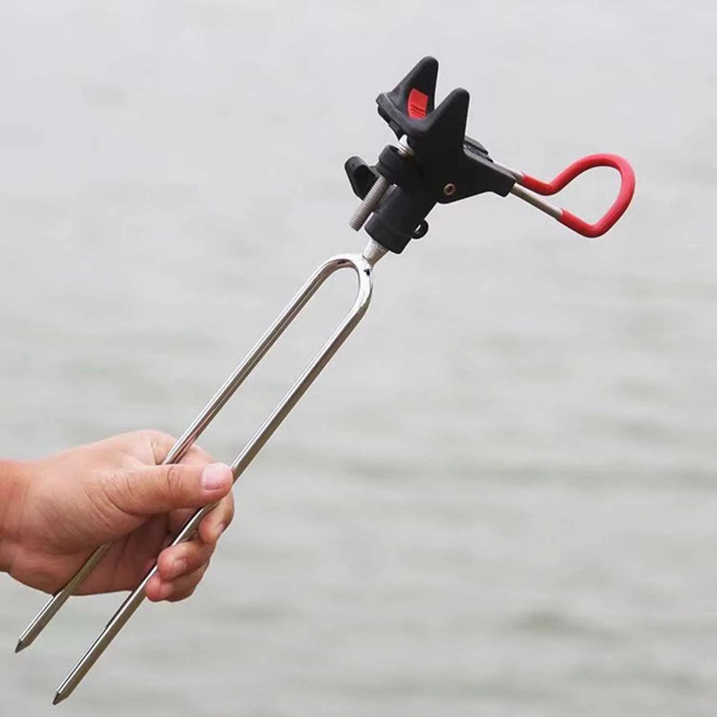 Hign Co 360 Degree Adjustable Metal Fishing Pole Holder