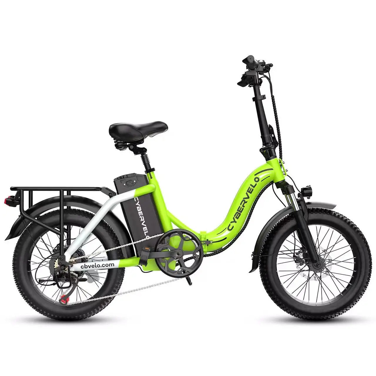 CYBERVELO 1000W Foldable Electric Fat Tire Ebike For Adults