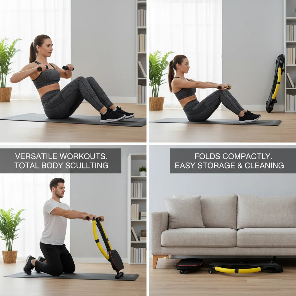 Dragonfly Ab Machine Home Gym With LCD Display And 3 Resistance Levels